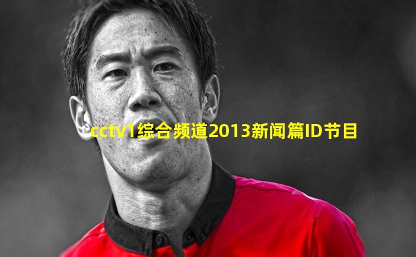 cctv1综合频道2013新闻篇ID节目