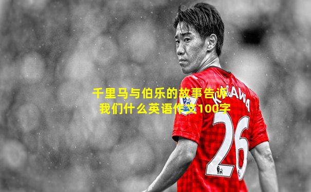 千里马与伯乐的故事告诉我们什么英语作文100字