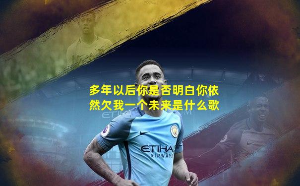 多年以后你是否明白你依然欠我一个未来是什么歌