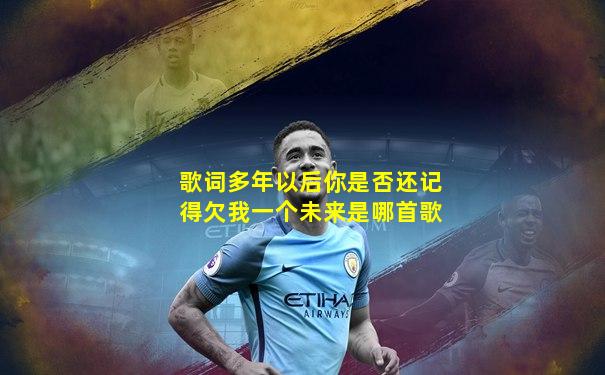 歌词多年以后你是否还记得欠我一个未来是哪首歌
